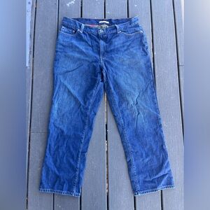 LL Bean Jeans Mens Size 36x29  Medium Wash Classic Fit 100% Cotton Flannel Lined